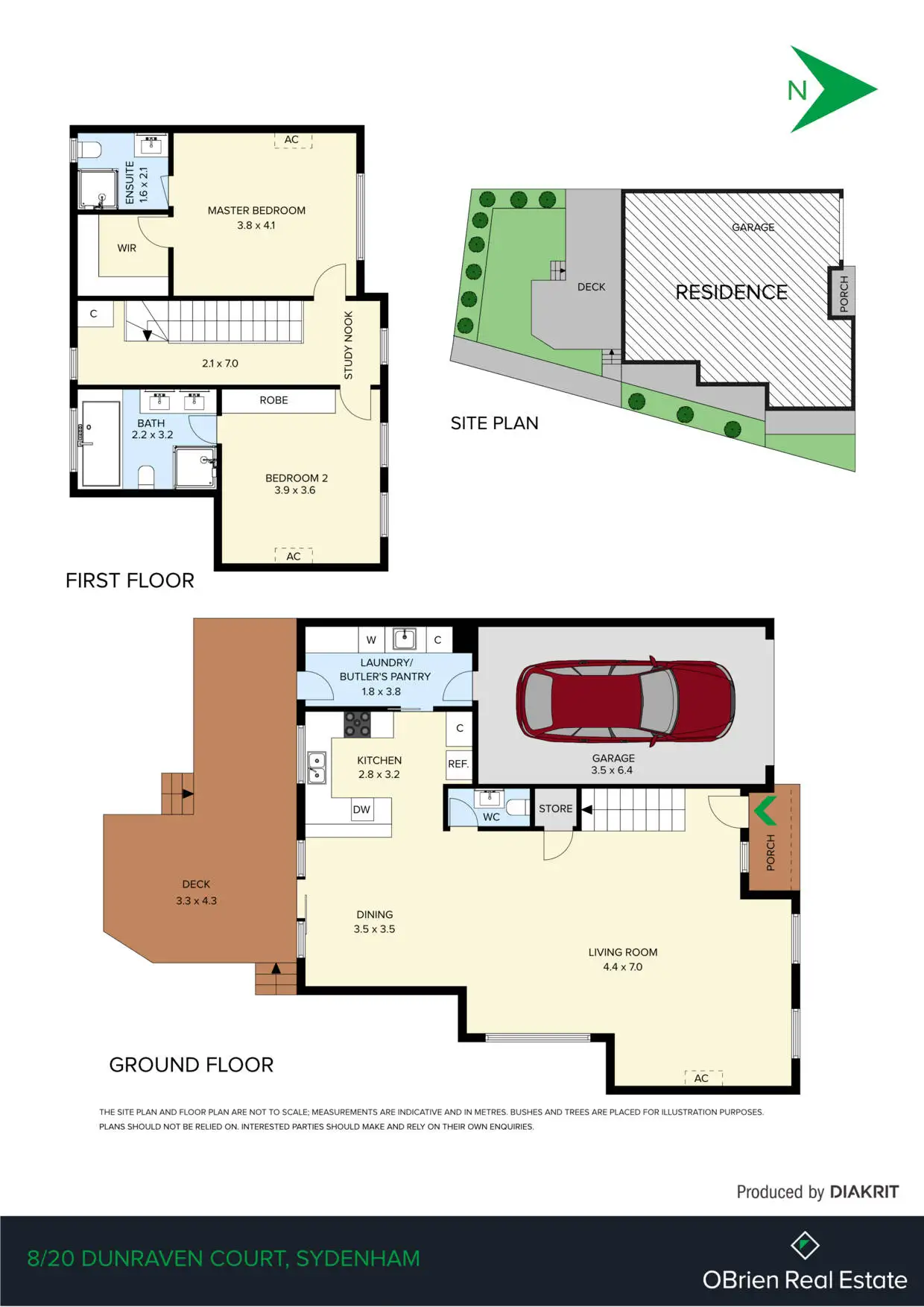 Floorplan of Homely townhouse listing, 8/20 Dunraven Court, Sydenham VIC 3037