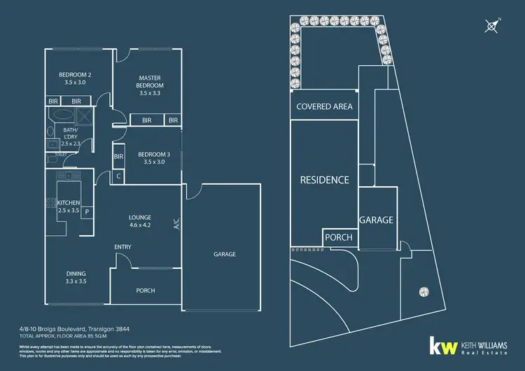 Floorplan of Homely house listing, 4/8-10 Brolga Boulevard, Traralgon VIC 3844