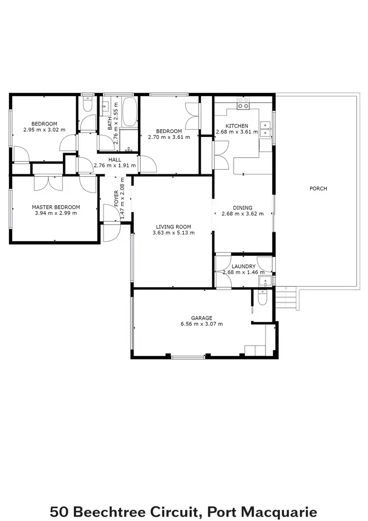 Floorplan of Homely house listing, 50 Beechtree Circuit, Port Macquarie NSW 2444