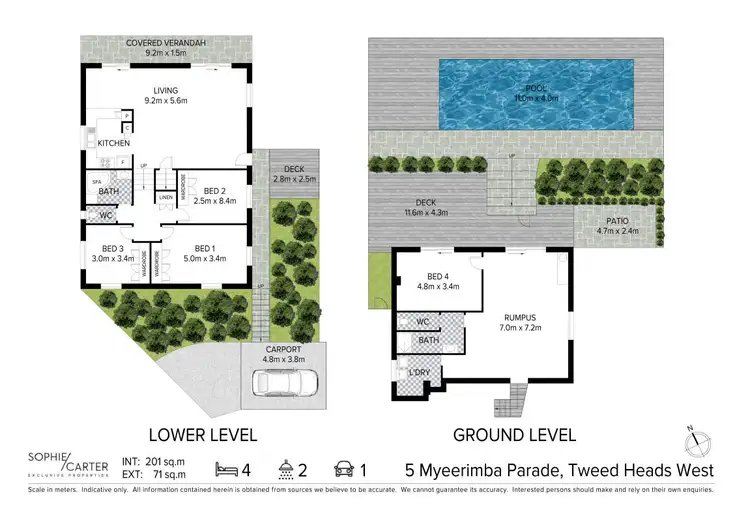 Floorplan of Homely house listing, 5 Myeerimba Parade, Tweed Heads West NSW 2485