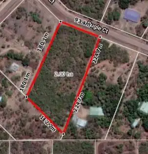 Floorplan of Homely land listing, 20 Bugle Court, Humpty Doo NT 836