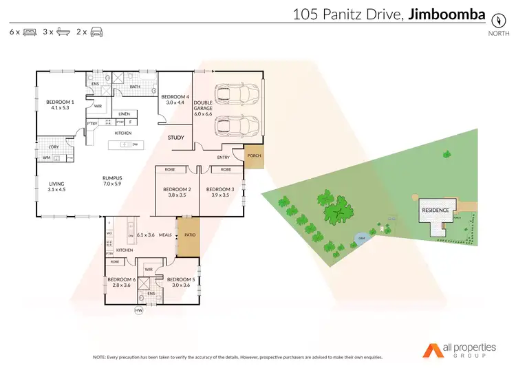 Floorplan of Homely house listing, 105-111 Panitz Drive, Jimboomba QLD 4280