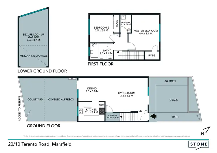 Floorplan of Homely townhouse listing, 20/10 Taranto Road, Marsfield NSW 2122