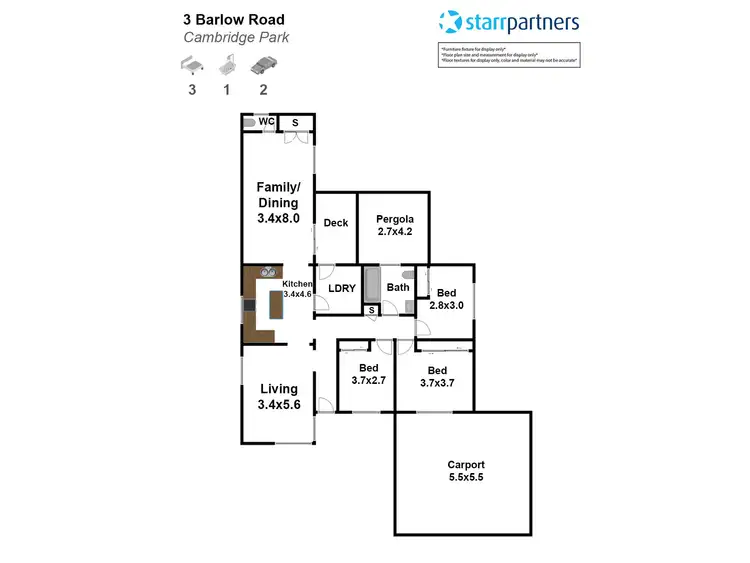 Floorplan of Homely house listing, 3 Barlow Street, Cambridge Park NSW 2747
