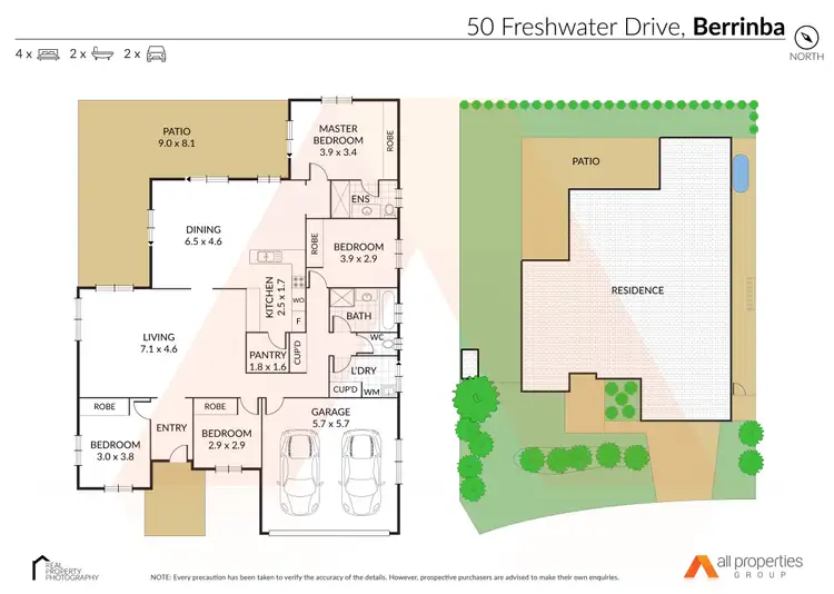 Floorplan of Homely house listing, 50 Freshwater Drive, Berrinba QLD 4117