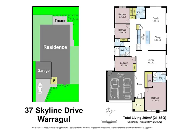 Floorplan of Homely house listing, 37 Skyline Drive, Warragul VIC 3820