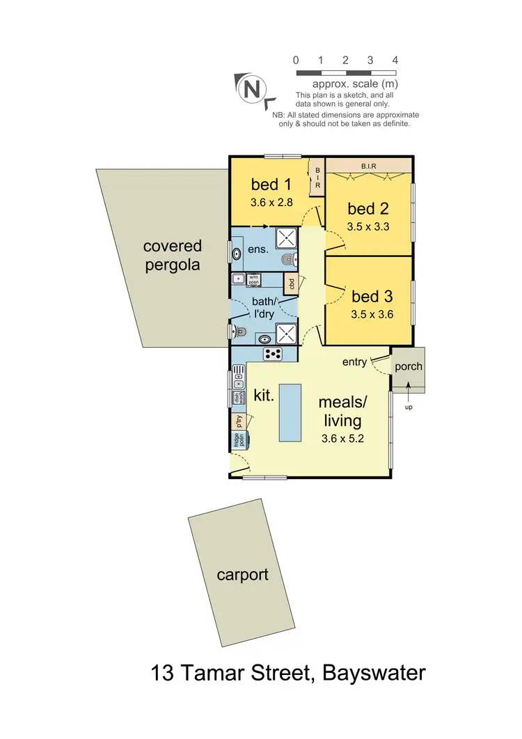 Floorplan of Homely house listing, 13A Tamar Street, Bayswater VIC 3153