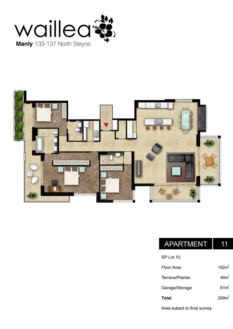 Floorplan of Homely apartment listing, 11/133-137 North Steyne, Manly NSW 2095