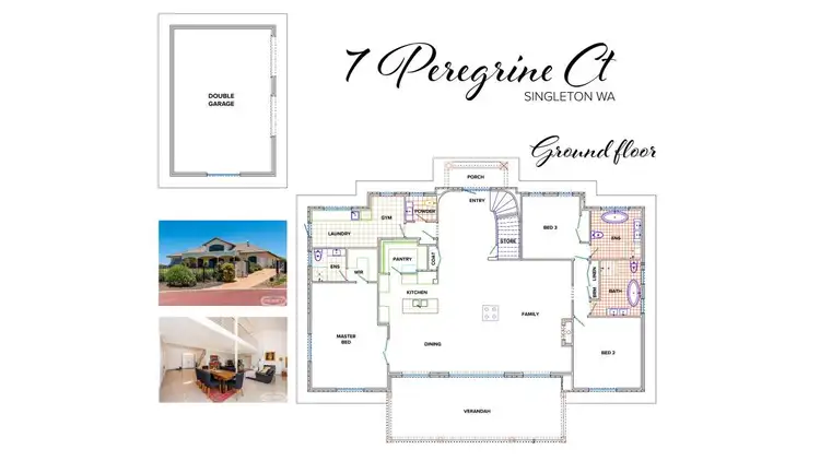 Floorplan of Homely house listing, 7 Peregrine Court, Singleton WA 6175