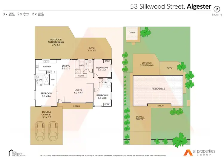 Floorplan of Homely house listing, 53 Silkwood Street, Algester QLD 4115
