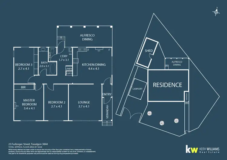 Floorplan of Homely house listing, 23 Furlonger Street, Traralgon VIC 3844