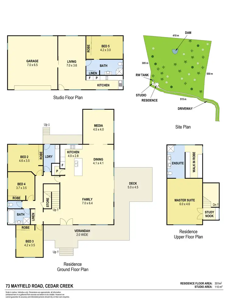 Floorplan of Homely house listing, 73 Mayfield Road, Cedar Creek QLD 4520