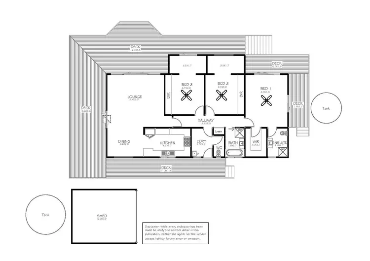 Floorplan of Homely house listing, 231 Richardson Road, Boston SA 5607