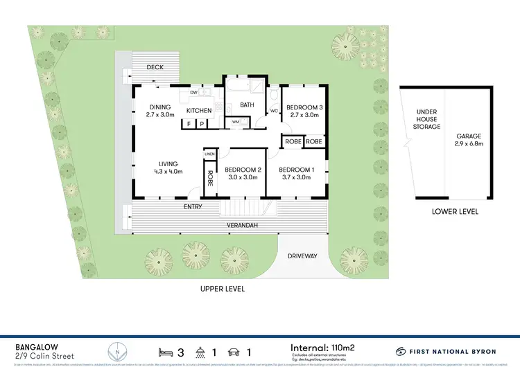 Floorplan of Homely house listing, 2/9 Colin Street, Bangalow NSW 2479