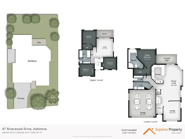 Floorplan of Homely house listing, 47 Riverwood Drive, Ashmore QLD 4214