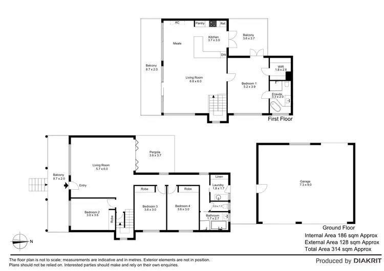 Floorplan of Homely house listing, 5 Parma Crescent, Ocean Grove VIC 3226