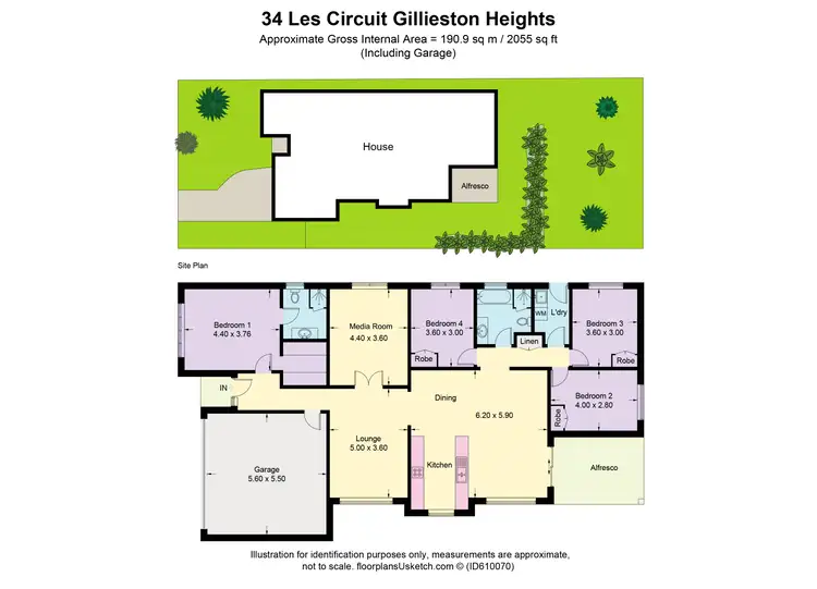 Floorplan of Homely house listing, 34 Les Circuit, Gillieston Heights NSW 2321