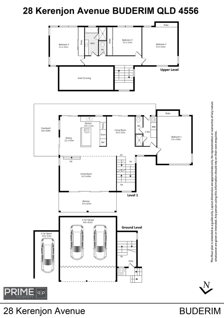 Floorplan of Homely house listing, 28 Kerenjon Avenue, Buderim QLD 4556