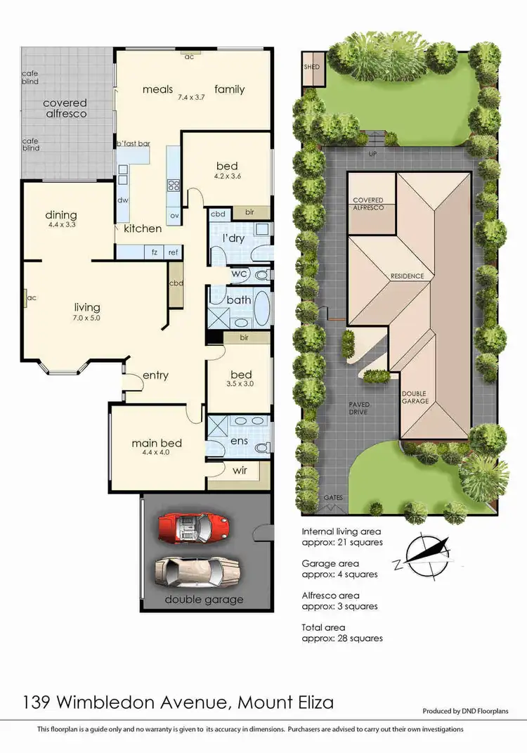 Floorplan of Homely house listing, 139 Wimbledon Avenue, Mount Eliza VIC 3930