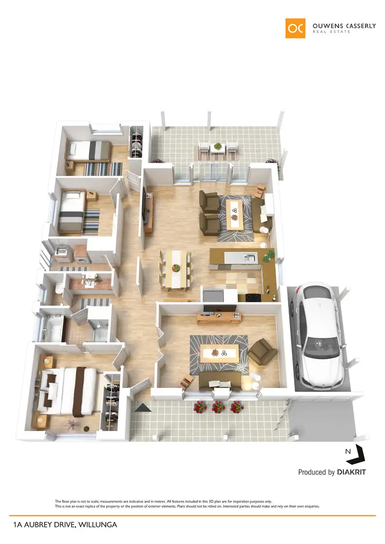 Floorplan of Homely house listing, 1a Aubrey Drive, Willunga SA 5172