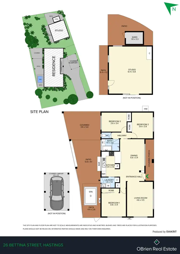 Floorplan of Homely house listing, 26 Bettina Street, Tyabb VIC 3913