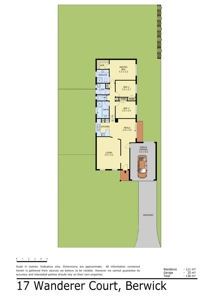 Floorplan of Homely house listing, 17 Wanderer Court, Berwick VIC 3806