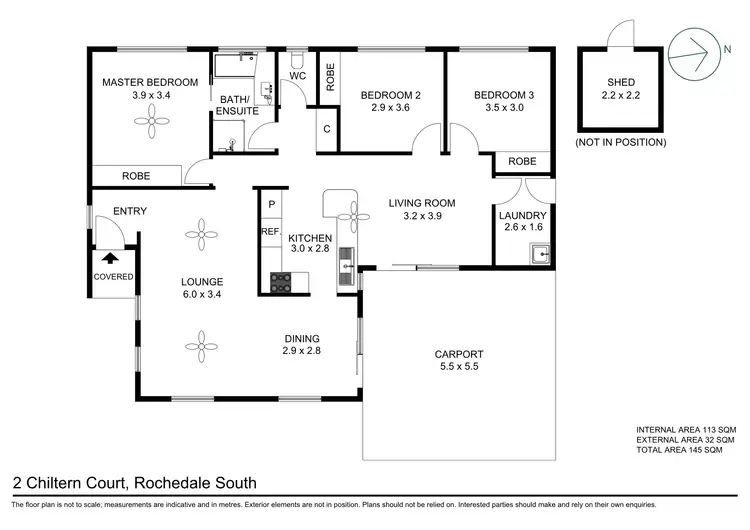 Floorplan of Homely house listing, 2 Chiltern Court, Rochedale South QLD 4123