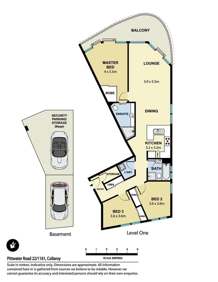 Floorplan of Homely unit listing, 22/1161 Pittwater Road, Collaroy NSW 2097