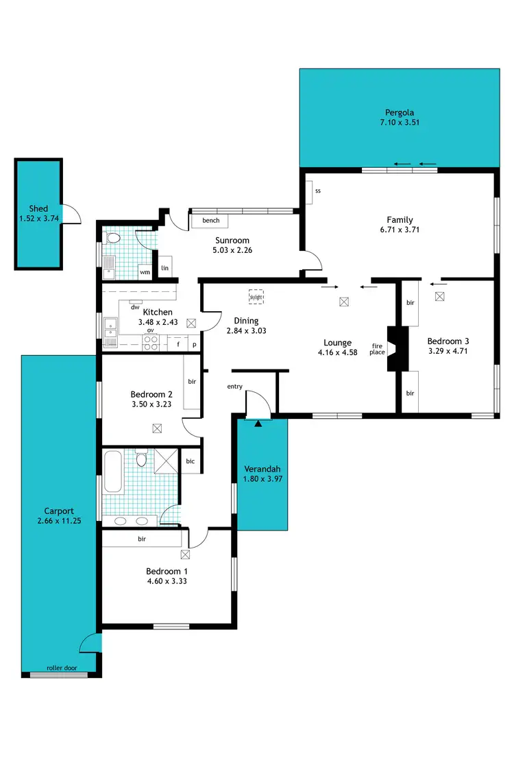 Floorplan of Homely house listing, 14 Hendon Street, Clovelly Park SA 5042