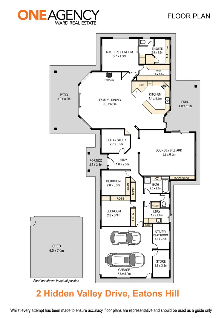Floorplan of Homely house listing, 2 Hidden Valley Drive, Eatons Hill QLD 4037