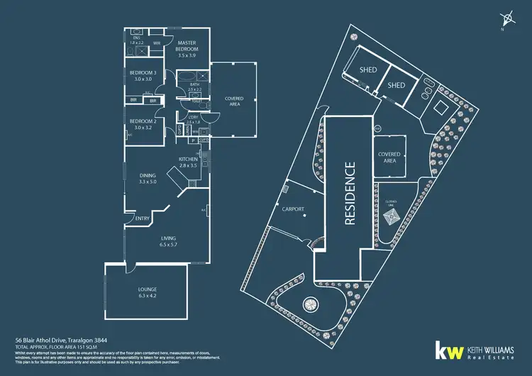 Floorplan of Homely house listing, 56 Blair Athol Drive, Traralgon VIC 3844