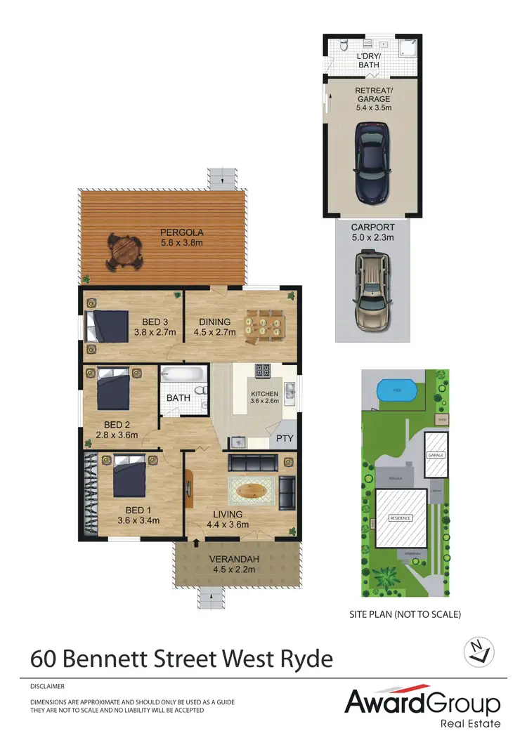 Floorplan of Homely house listing, 60 Bennett Street, West Ryde NSW 2114