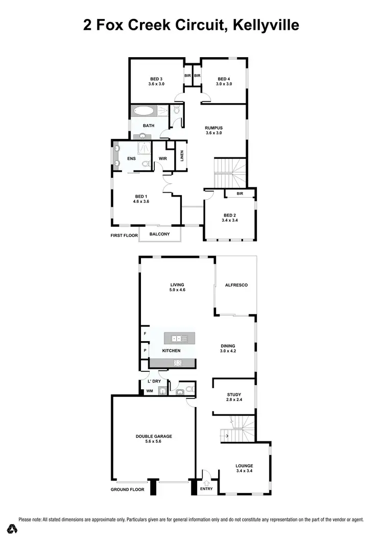 Floorplan of Homely house listing, 2 Fox Creek Circuit, Kellyville NSW 2155