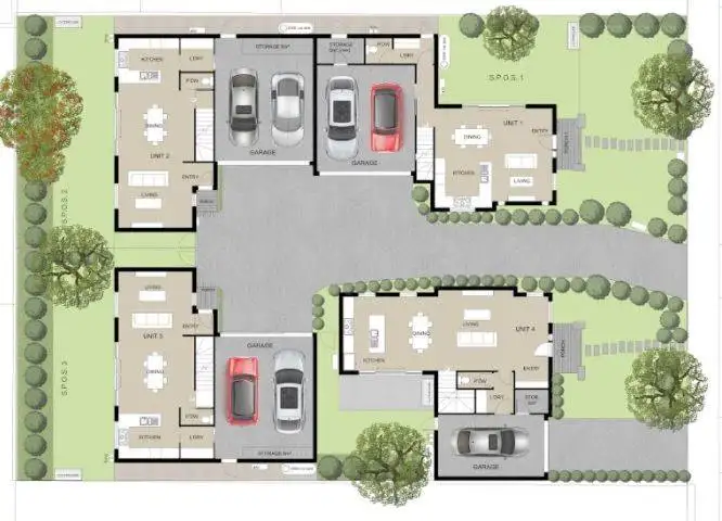 Floorplan of Homely townhouse listing, 4/9 Cleary Court, Clayton South VIC 3169