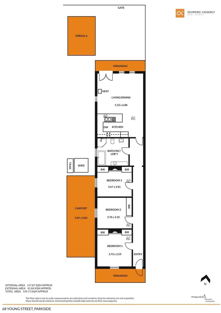 Floorplan of Homely house listing, 68 Young Street, Parkside SA 5063