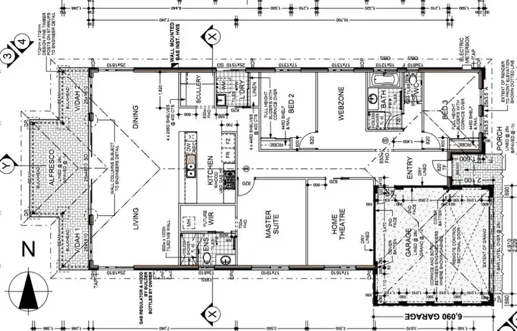 Floorplan of Homely house listing, 8 Vaughan Vista, Lange WA 6330
