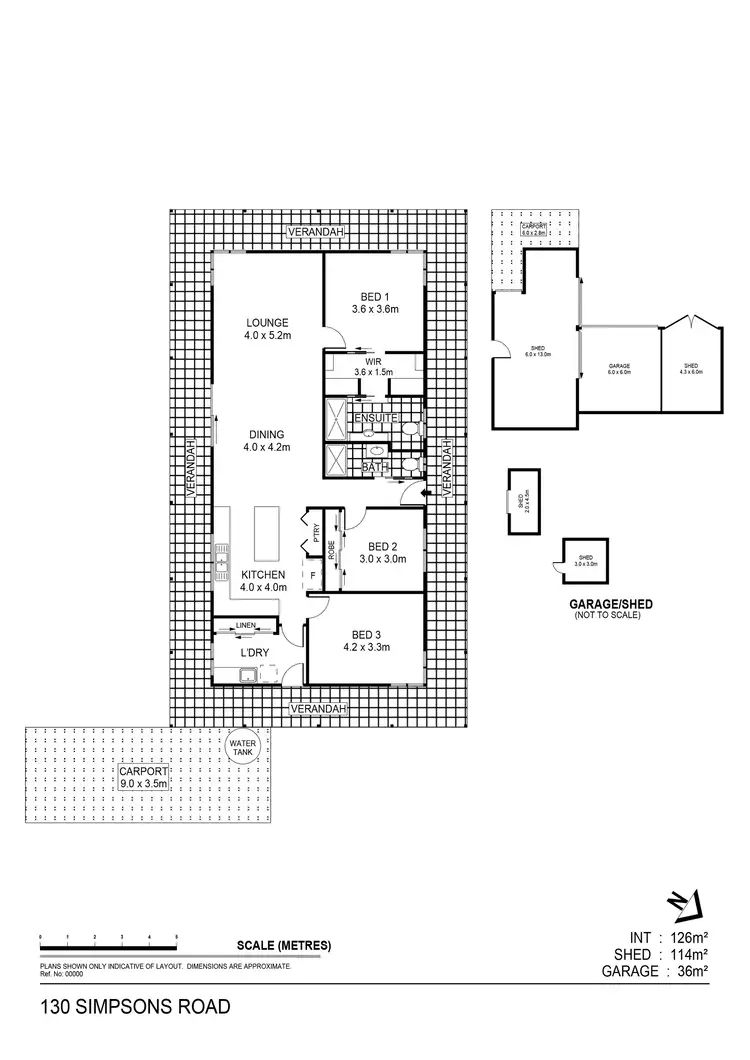 Floorplan of Homely house listing, 130 Simpsons Road, Eaglehawk VIC 3556