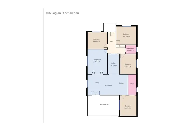 Floorplan of Homely house listing, 406 Raglan Street South, Ballarat Central VIC 3350