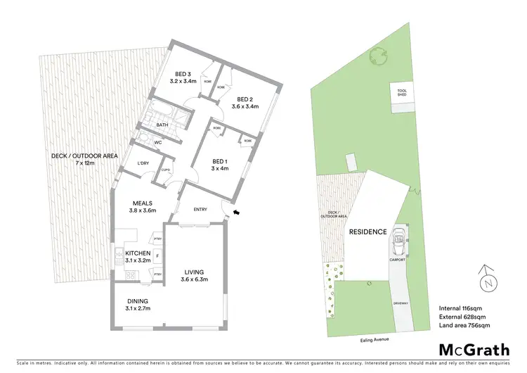 Floorplan of Homely house listing, 2 Ealing Avenue, Wendouree VIC 3355