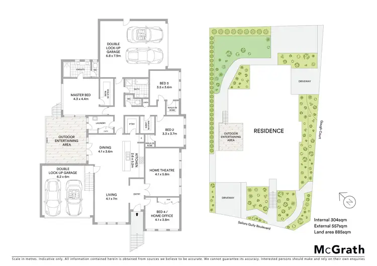 Floorplan of Homely house listing, 19 Sailors Gully Boulevard, Mount Clear VIC 3350