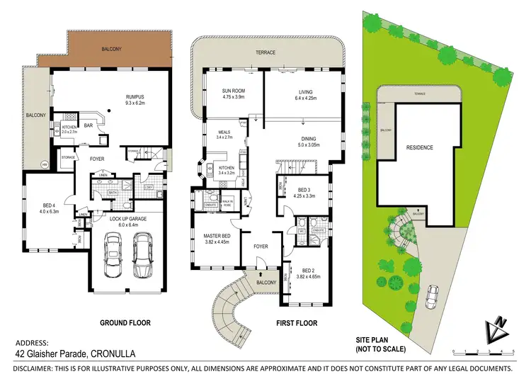 Floorplan of Homely house listing, 42 Glaisher Parade, Cronulla NSW 2230