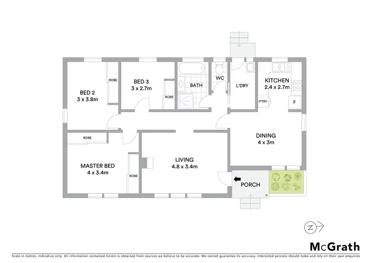 Floorplan of Homely house listing, 22 MacAdam Street, Page ACT 2614