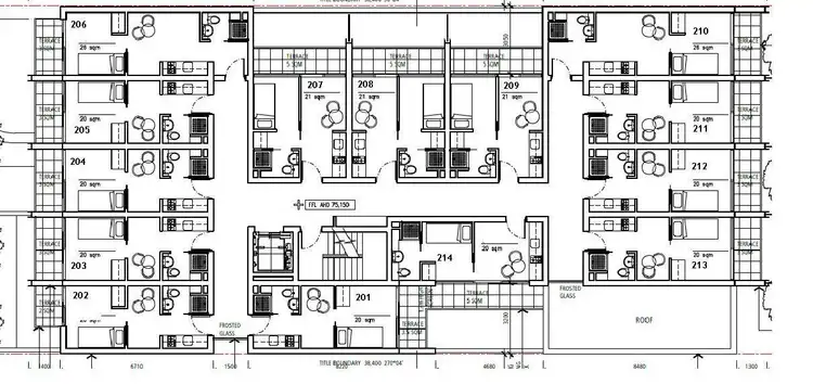 Floorplan of Homely apartment listing, 201/490 Elgar Road, Box Hill VIC 3128
