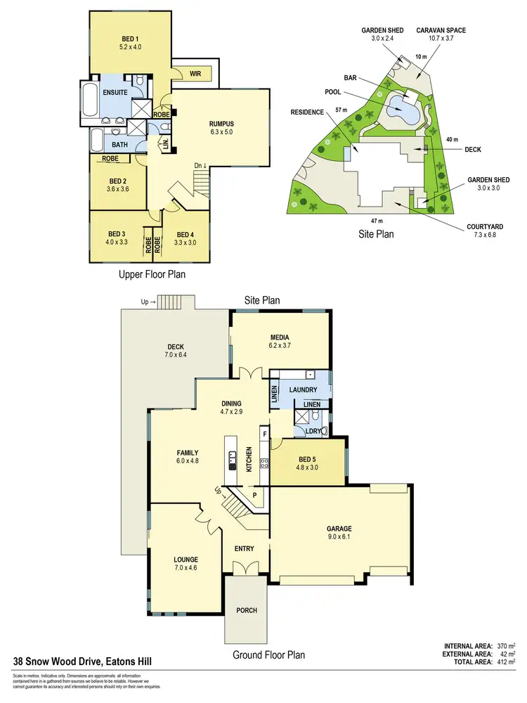 Floorplan of Homely house listing, 38 Snow Wood Drive, Eatons Hill QLD 4037