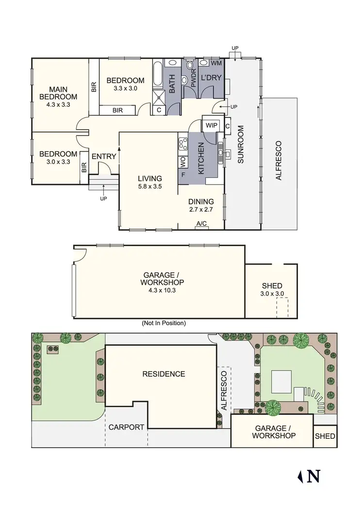 Floorplan of Homely house listing, 20 Cranbourne Drive, Cranbourne VIC 3977