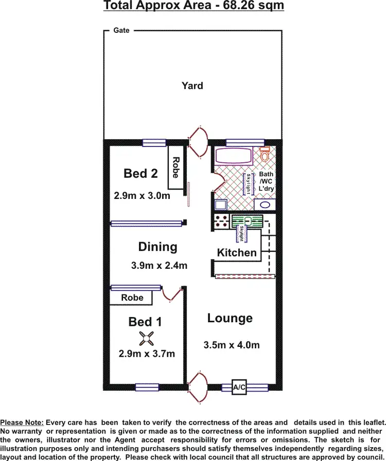 Floorplan of Homely unit listing, 5/12 Chapel Street, Campbelltown SA 5074