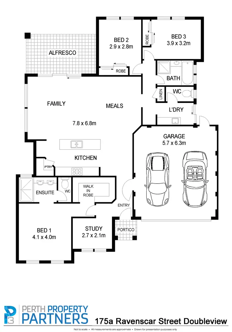 Floorplan of Homely house listing, 175a Ravenscar Street, Doubleview WA 6018