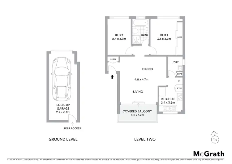 Floorplan of Homely apartment listing, 3/54 Solander Street, Monterey NSW 2217