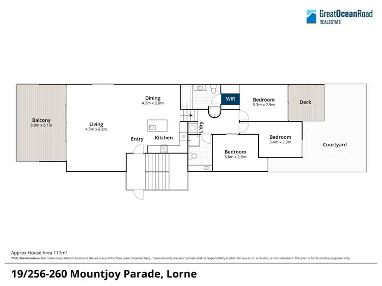 Floorplan of Homely house listing, 19/260 Mountjoy Parade, Lorne VIC 3232