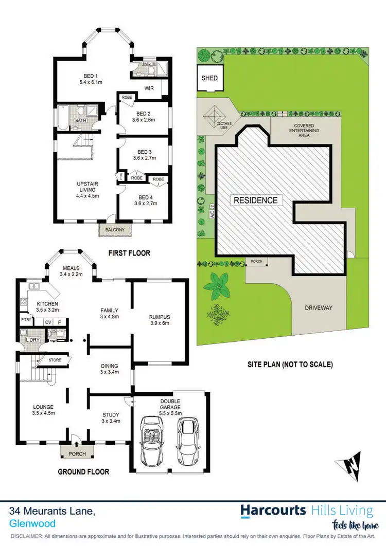 Floorplan of Homely house listing, 34 Meurants Lane, Glenwood NSW 2768
